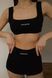 Top with Signature Embroidery black, XS