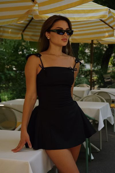 Сукня CHARLOTTE чорна D0116 фото