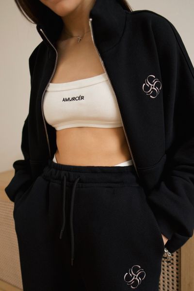 Top with Signature Embroidery ivory, XS