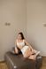 Boxer shorts with Signature Embroidery ivory, XS