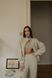 Suit with Embroidered Logo beige, XS