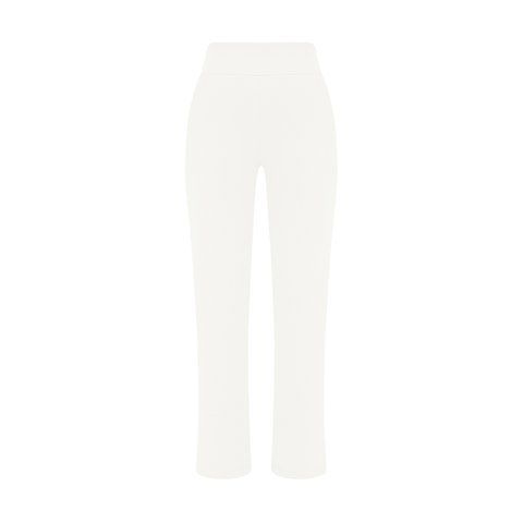 Pantalones palazzo acolchados ASH marfil