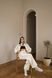 Wide Sweatpant with Embroidered Logo ivory, XS